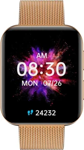 Garett GRC MAXX Steel Złoty - Smartwatch - miniaturka - grafika 1