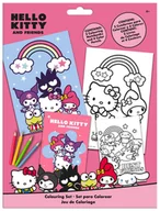 Książki edukacyjne - Zestaw do kolorowania Hello Kitty Hk50189 - kolorowanka - miniaturka - grafika 1