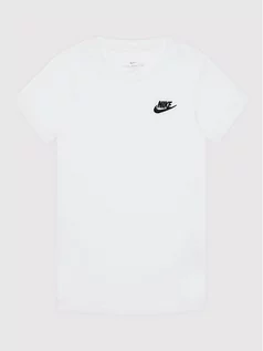 Koszulki dla chłopców - Nike T-Shirt Futura AR5254 Biały Standard Fit - grafika 1
