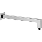 Akcesoria do armatury i ceramiki - Laveo Kvadrato ramię deszczownicy 34,7 cm ścienne chrom NWQ055K - miniaturka - grafika 1