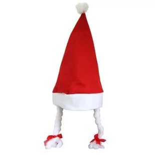 Czapka Mikołaja z warkoczami - Ozdoby bożonarodzeniowe - miniaturka - grafika 1