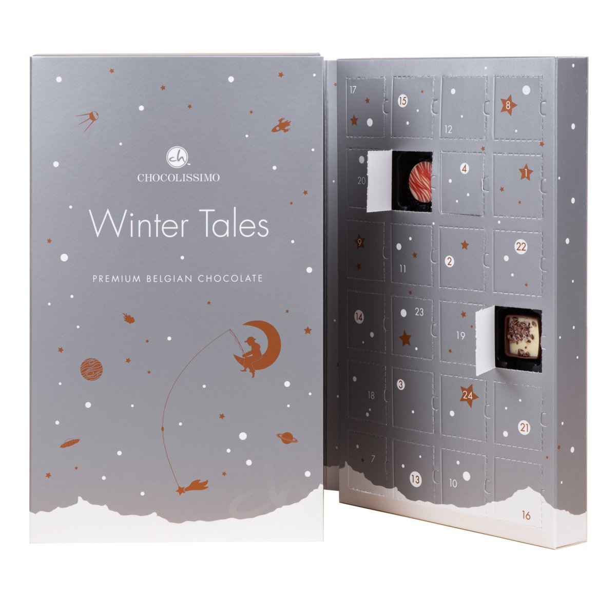 Kalendarz adwentowy z pralinkami Winter Tales