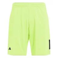 Spodenki męskie - Spodenki męskie adidas Club 3 Stripes Short Lucid Lemon L - miniaturka - grafika 1