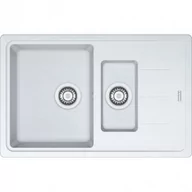 Zlewozmywaki - FRANKE 114.0676.283 Zlewozmywak Basis BFG 651-78 Fragranit+ Biały Polarny - miniaturka - grafika 1