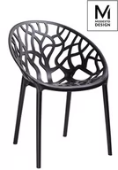 Krzesła - Modesto Design MODESTO krzesło KORAL czarne - polipropylen C1024.BLACK [10243411] - miniaturka - grafika 1
