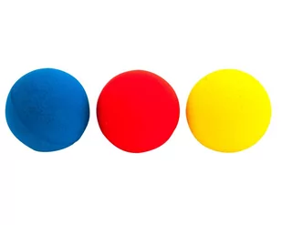 Piłki miękkie 7cm z gąbki zestaw 3 szt 4098 - Zabawki i gry sportowe - miniaturka - grafika 1