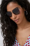 Okulary przeciwsłoneczne - VOGUE okulary przeciwsłoneczne damskie kolor brązowy - Vogue - miniaturka - grafika 1