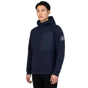 Bluzy męskie - Bluza męska Napapijri Bines z kapturem rozsuwana granatowa-S - miniaturka - grafika 1