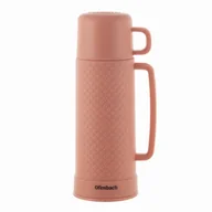 Termosy - Termos bidon turystyczny z kubeczkiem i szklanym wkładem 450ml - miniaturka - grafika 1