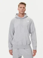 Bluzy męskie - The North Face Bluza Essential NF0A89ES Szary Regular Fit - miniaturka - grafika 1