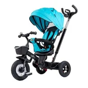 Rowerki trójkołowe - Rowerek Trójkołowy Movi Black-Mint - miniaturka - grafika 1