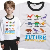 Piżamy dla dziewczynek - Piżama dziecięca Przyszły Paleontolog Dinozaury 98/104 - VoloDonum - miniaturka - grafika 1