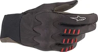 Rękawice motocyklowe - Alpinestars Rękawice MTB Techstar czarne rozm. S - miniaturka - grafika 1
