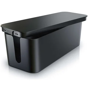 Organizer kabli biurkowy podłogowy pojemnik pudełko na kable listwy Alogy Box M 31cm Czarny - Części i akcesoria do laptopów - miniaturka - grafika 10