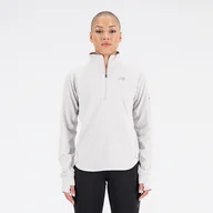 Bluzy damskie - Bluza damska New Balance WT23252GHV  fioletowa - miniaturka - grafika 1