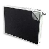 Dekoracje domu - magnes mata magnetyczna kaloryfer dekor czarna skóra - miniaturka - grafika 1