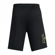 Spodnie sportowe męskie - Męskie spodenki treningowe Under Armour Tech Graphic Short - czarne - UNDER ARMOUR - miniaturka - grafika 1