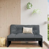 Sofy ogrodowe - Sofa środkowa do ogrodu, 120x80 cm, lite drewno sosnowe Lumarko! - miniaturka - grafika 1