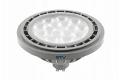Żarówki LED - Żarówka Led ES-111 12,5W 230V barwa ciepła 3000K 40° szara obudowa Gtv - miniaturka - grafika 1