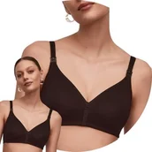 Biustonosze ciążowe - Biustonosz Alles Mama Easy M czarny 80G - miniaturka - grafika 1