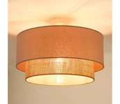 Lampy sufitowe - Duolla - Żyrandol natynkowy BOHO 1xE27/15W/230V śr. 45 cm beżowy/brązowy - miniaturka - grafika 1