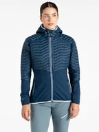 Kurtki i kamizelki sportowe damskie - Dare 2b Kurtka hybrydowa "Altimeter II" w kolorze niebiesko-białym - miniaturka - grafika 1