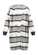 Swetry damskie - usha FESTIVAL Damski kardigan z dzianiny, niebieski wielokolorowy, M-L - miniaturka - grafika 1