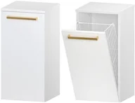 Szafki łazienkowe - Słupek Łazienkowy ATHOS 35 1K- Uchwyt Złoty - miniaturka - grafika 1