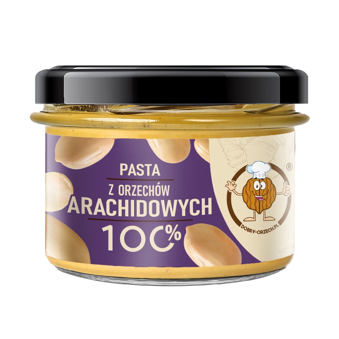 Pasta z orzechów arachidowych 100% 180g