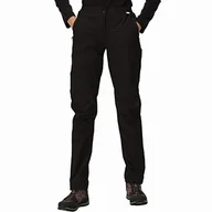 Spodnie damskie - Regatta Damskie spodnie funkcyjne HIGHTON STRETCH Overtrousers, czarne, FR: S (rozmiar producenta: S) - miniaturka - grafika 1
