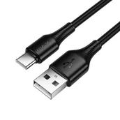 Kable USB - Kabel USB A do USB C Hoco 3A 1 m X120 czarny - miniaturka - grafika 1