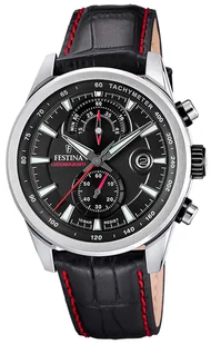 Zegarek Zegarek Festina F20695-6 Timeless Chronograph - Zegarki męskie - miniaturka - grafika 1