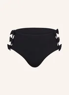 Stroje kąpielowe - Seafolly Dół Od Bikini Z Wysokim Stanem Beau Bow schwarz - SEAFOLLY - miniaturka - grafika 1