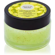 Balsamy do ust - Dermacol Face & Lip Peeling Grape peeling głęboko oczyszczający do ust i policzków 50 ml - miniaturka - grafika 1