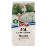 Zdrowa żywność - Sól kamienna do przetworów naturalna drobnoziarnista Kotanyi 1kg - miniaturka - grafika 1