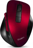 Myszki - SVEN RX-525SW bezprzewodowa mysz czerwona - miniaturka - grafika 1