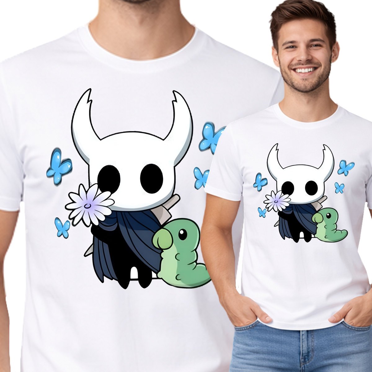 Not Today Hollow Knight Koszulka Męska Śmieszna Premium P421 XXL