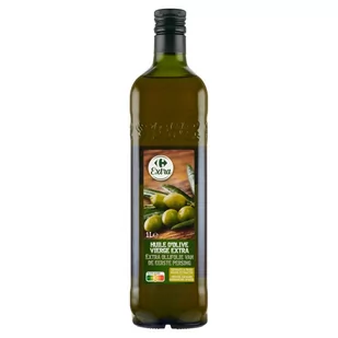Carrefour Extra Oliwa z oliwek najwyższej jakości z pierwszego tłoczenia 1 l - Oliwa - miniaturka - grafika 1