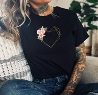 Koszulki i topy damskie - Koszulka z sercem - miniaturka - grafika 1