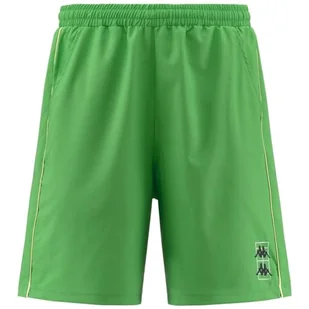 Kappa Kombat Padel Fivio Wygodne i stylowe szorty sportowe, kolor zielony fluo i żółty Lt Sulphur, rozmiar M - Koszulki męskie - miniaturka - grafika 1