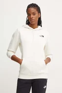 Bluzy damskie - The North Face bluza Simple Dome Hoodie damska kolor beżowy z kapturem z nadrukiem NF0A89EYQLI1 - miniaturka - grafika 1