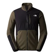 Bluzy sportowe męskie - Bluza The North Face Glacier Pro 0A5IHSBQW1 - zielono-czarna - miniaturka - grafika 1