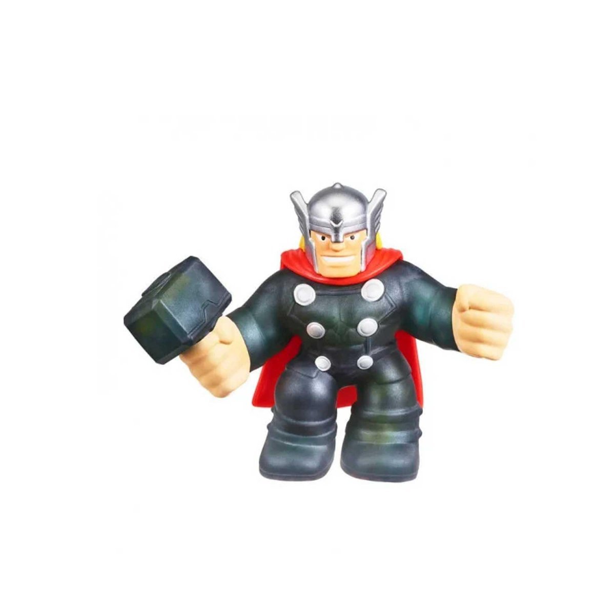BANDAI Bohaterowie Goo JIT Zu, figurka akcji, uniwersum Marvela, Thor, szum i rozciąganie, wielokolorowa CO42656