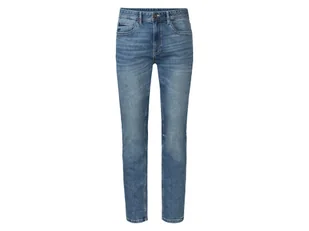 LIVERGY® Jeansy męskie z bawełną, Slim Fit (Jasnoniebieski, 52 (36/34)) - Spodnie męskie - miniaturka - grafika 1