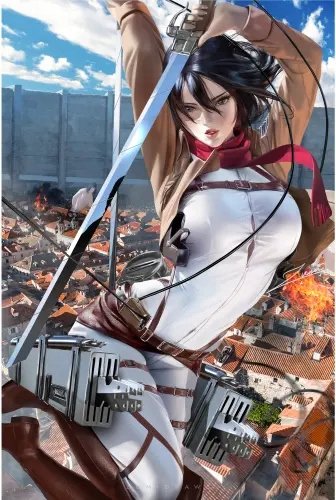 Plakat Anime Attack on Titan aot_990 A2 (custom)