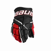 Hokej - Rękawice hokejowe Bauer Supreme MACH Black/Red Junior 10 cali - miniaturka - grafika 1