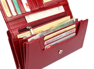 Portfel Damski WILMAR (PL) Długi Suwak Na Zewnątrz Skóra Włoska WIL_P20 16.5 x 9 [cm] - Portfele - miniaturka - grafika 5