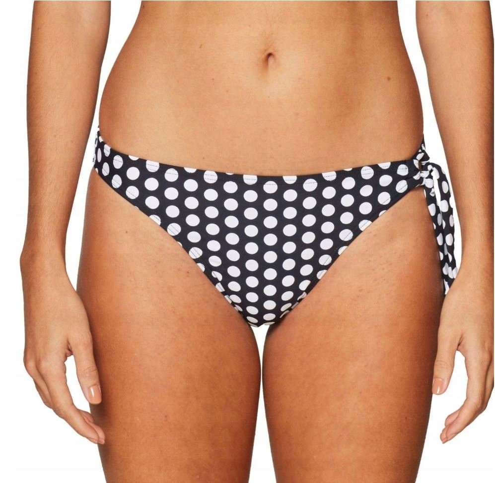 ESPRIT DÓŁ OD BIKINI W GROSZKI GRANATOWY 40 SPB