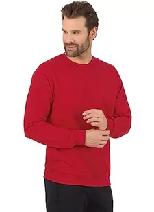 Trigema Bluza męska, Czerwony (wiśnia 036, S - Bluzy męskie - miniaturka - grafika 1