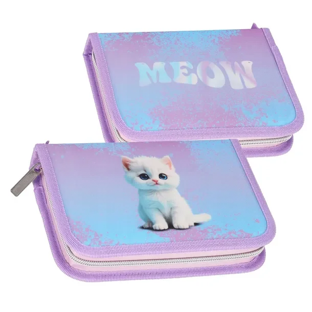 Piórnik rozkładany dwuklapowy Cute Kitty Kotek Starpak